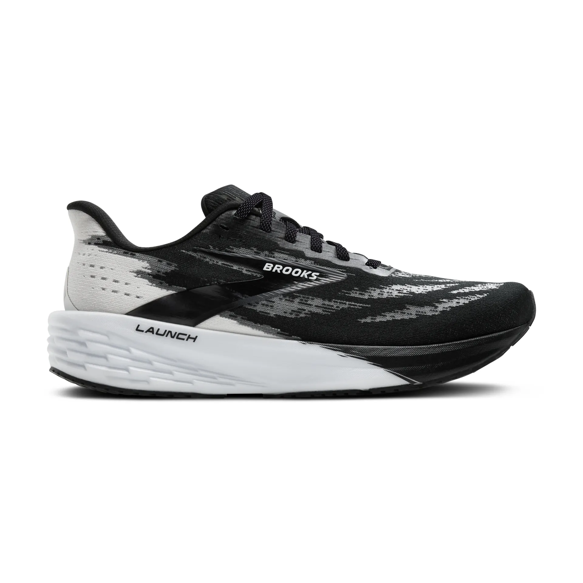 Brooks Launch Men’s Running Shoes - White with Black and Gum Brooks - Men main image 4