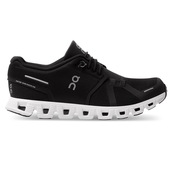 ON RUNNING Women's Cloud 5 BLACK/WHITE