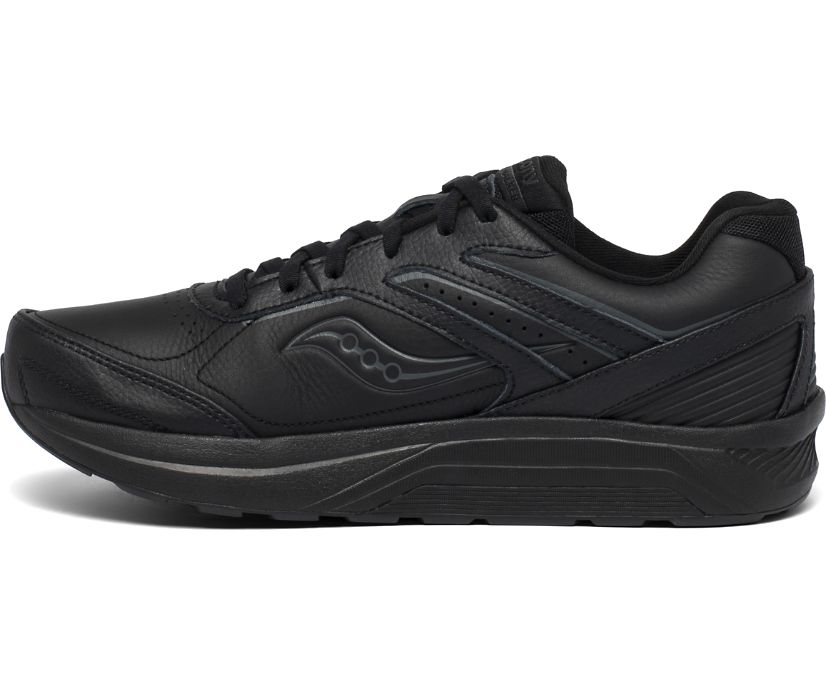 Saucony Echelon Walker 3 Shoes Mens 8.5 Wide Black Leather Athletic Sneakers Saucony Echelon Walker 3 | Black – Sole City Shoes main image 3