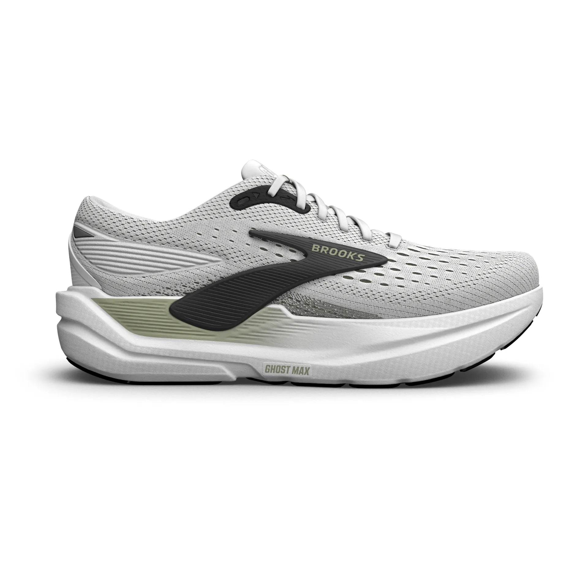 Brooks Ghost Max 3 Men\'s 10 Wide 2E Bright White/Tea/Black Running Shoes **NEW** Brooks Ghost Max 3 Men main image 3