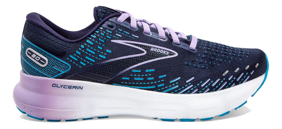 BROOKS Women's Glycerin 20 Peacoat/Ocean/Pastel Lilac