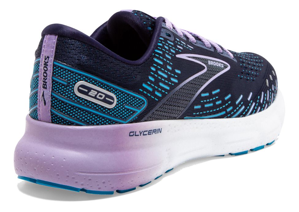 BROOKS Women's Glycerin 20 Peacoat/Ocean/Pastel Lilac