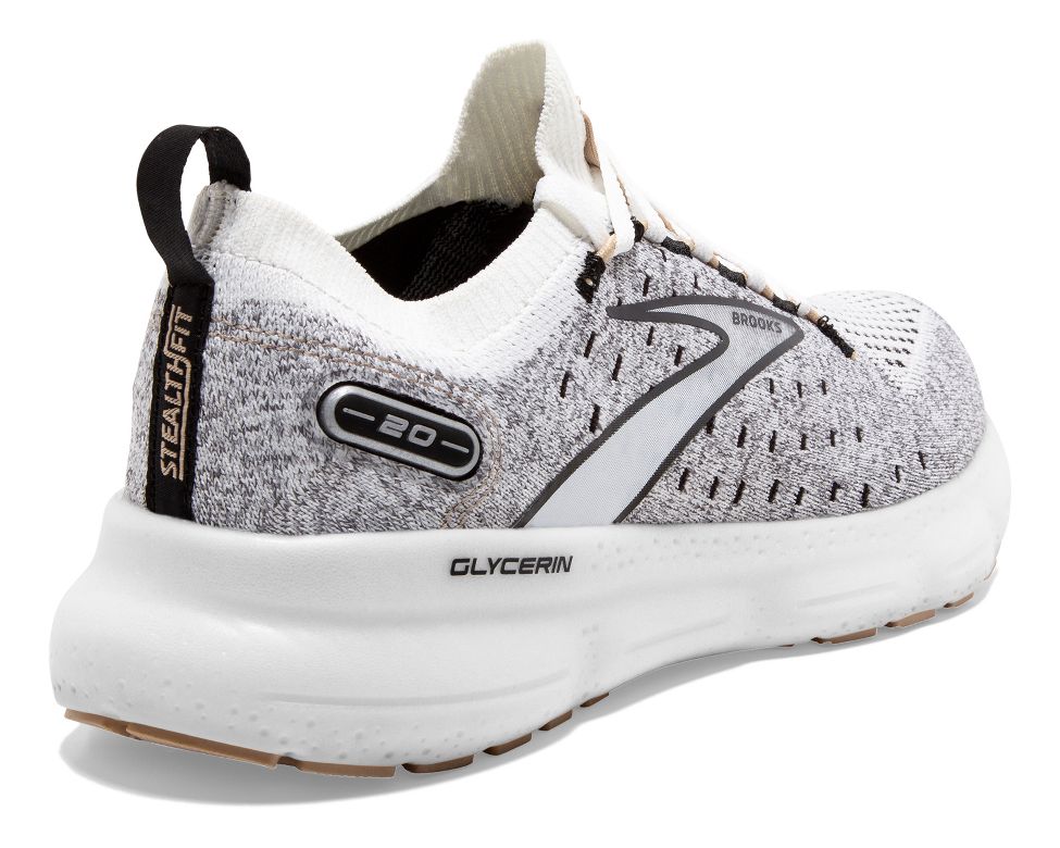 BROOKS Women's Glycerin StealthFit 20 White/Black/Cream