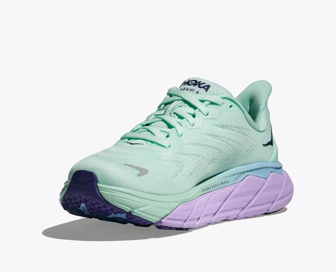 HOKA Women's Arahi 6 Wide Sunlit Ocean/Lilac Mist