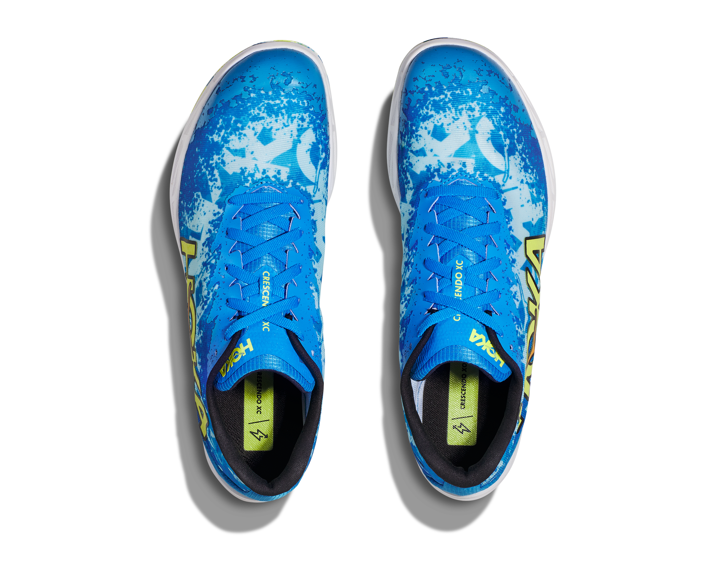 Hoka Crescendo XC Spikes Mens 9 Womens 10.5 Blue Yellow Track Running 1141272 HOKA Crescendo XC | HOKA® UK main image 4