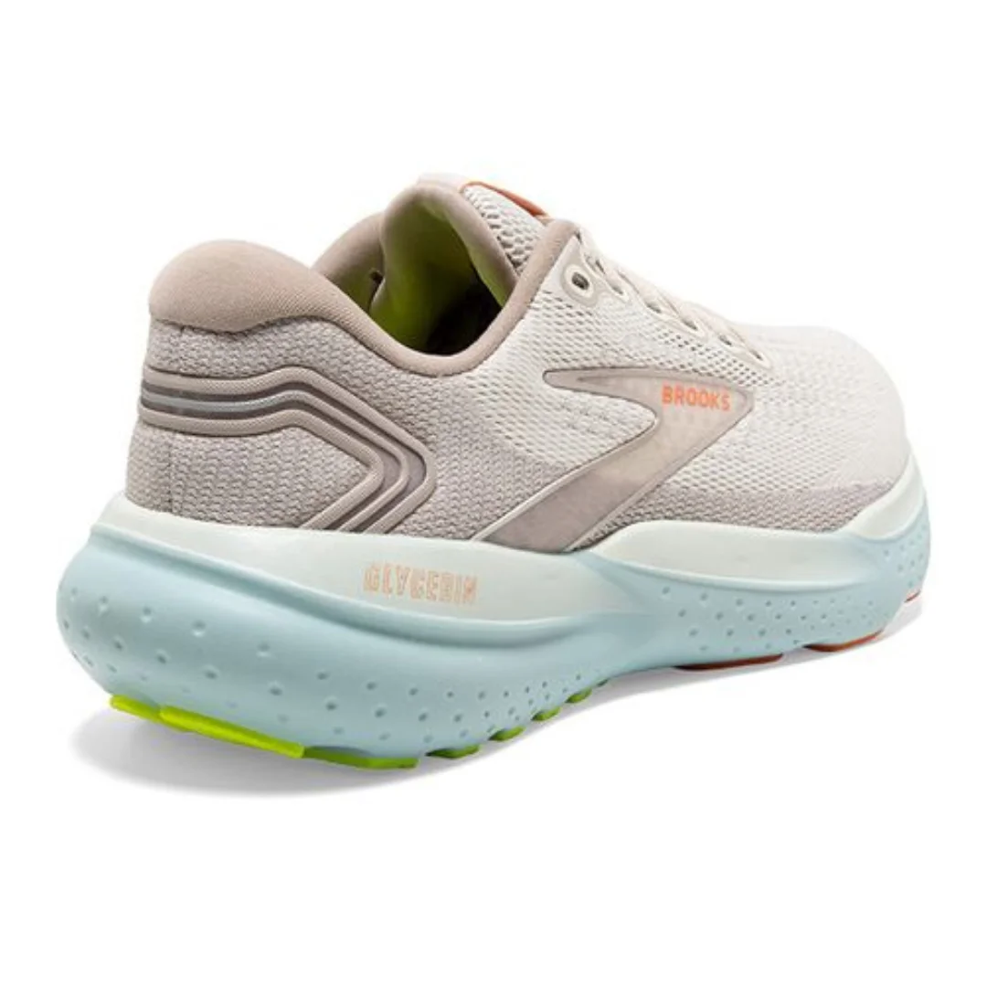 BROOKS Women's Glycerin 21 Coconut/Aqua/Autumn Sunset