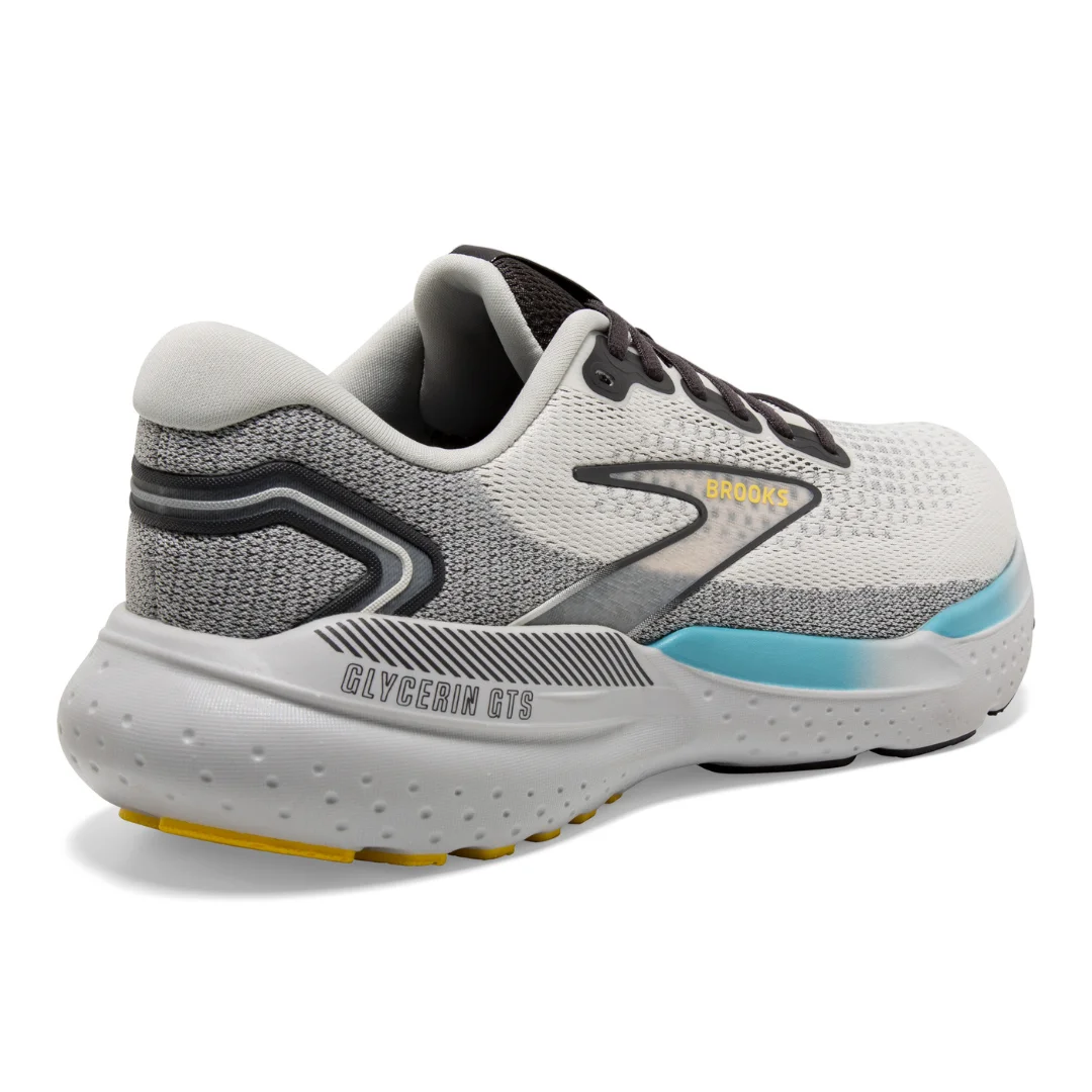 BROOKS Men's Glycerin GTS 21 Coconut/Forged Iron/Yellow