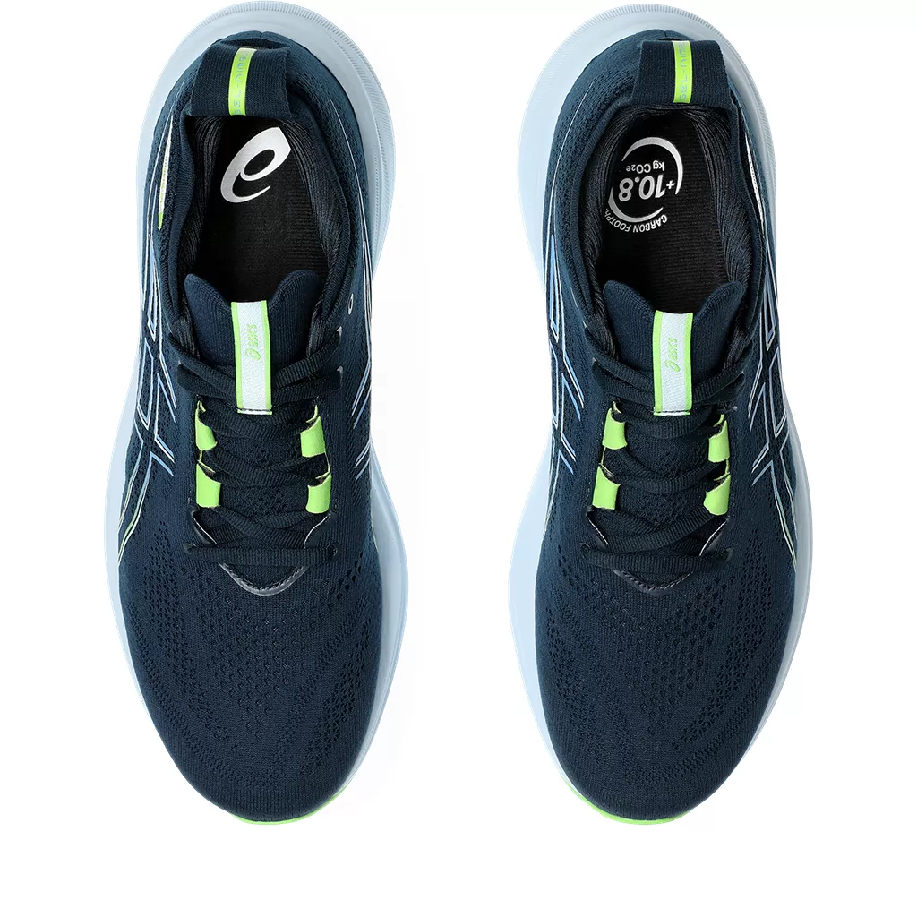 ASICS Men's GEL-NIMBUS 26 FRENCH BLUE/ELECTRIC LIME
