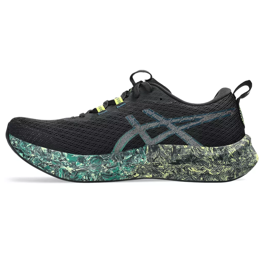 masa ASICS Men's NOOSA TRI 16 Black/Jasper Green
