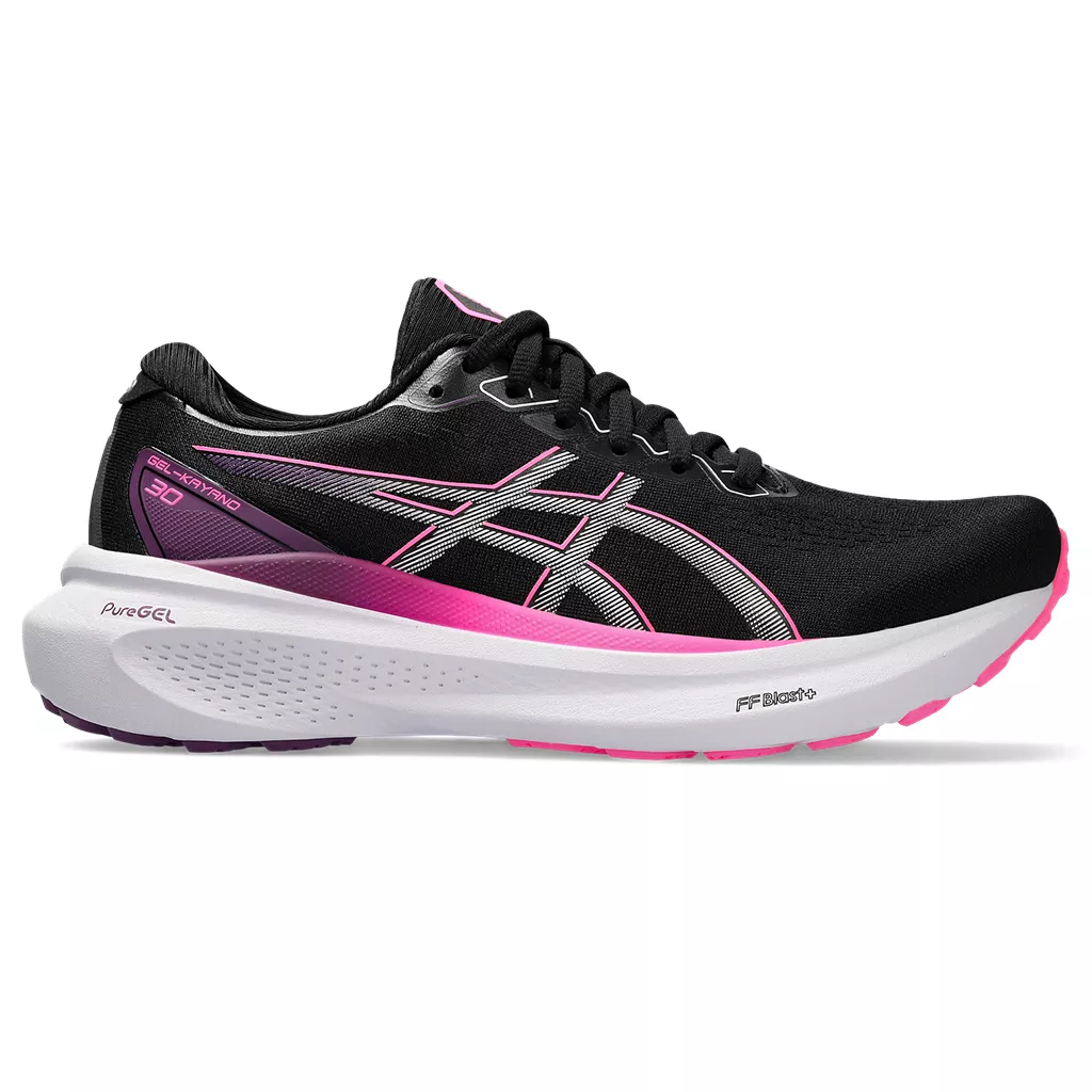 ASICS Women's GEL-KAYANO 30 Wide BLACK/LILAC HINT