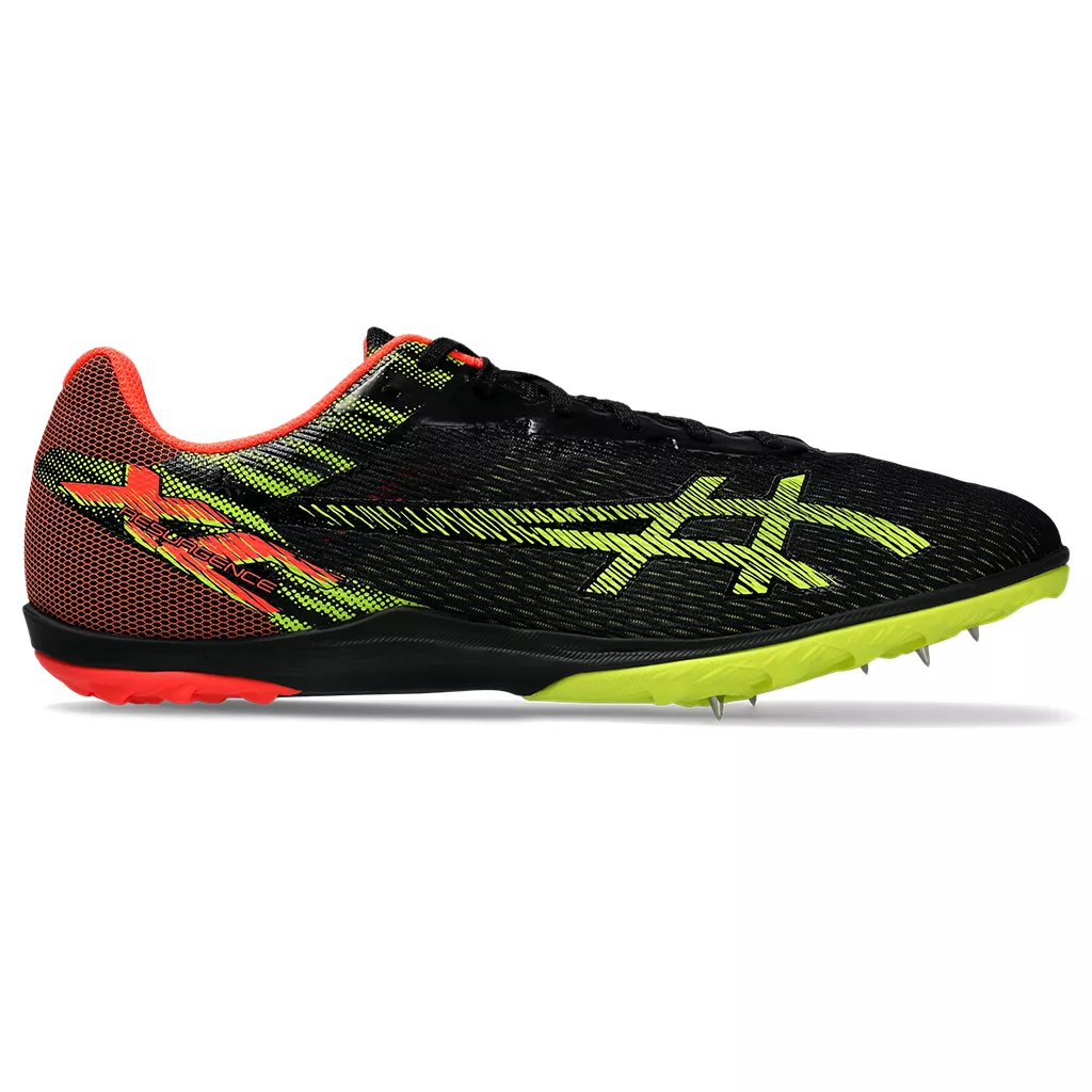 ASICS Unisex Resurgence XC Spikes BLACK/SAFETY YELLOW