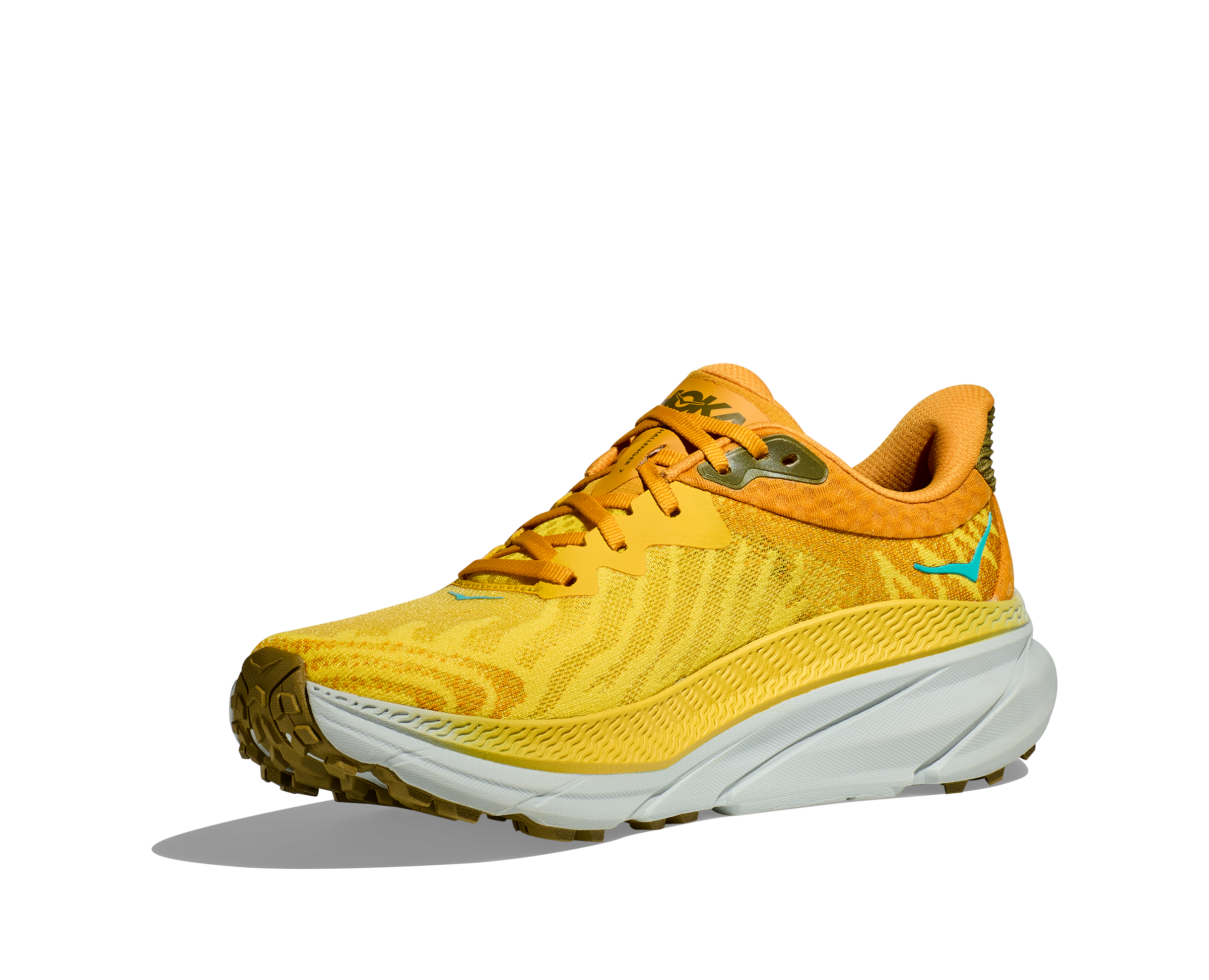 HOKA MEN'S CHALLENGER 7 PASSION FRUIT / GOLDEN YELLOW