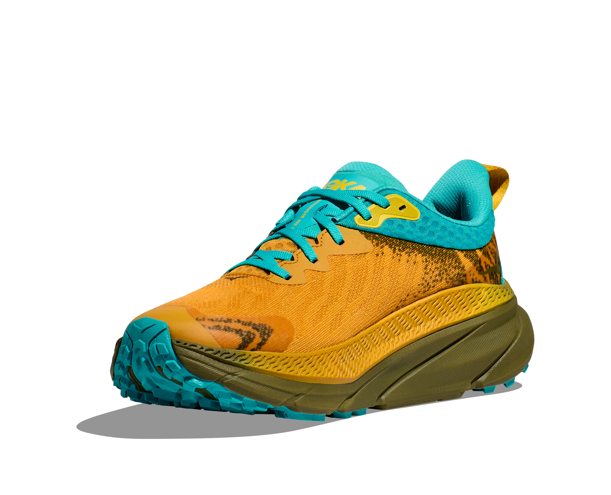 HOKA MEN'S CHALLENGER 7 GTX GOLDEN YELLOW / AVOCADO