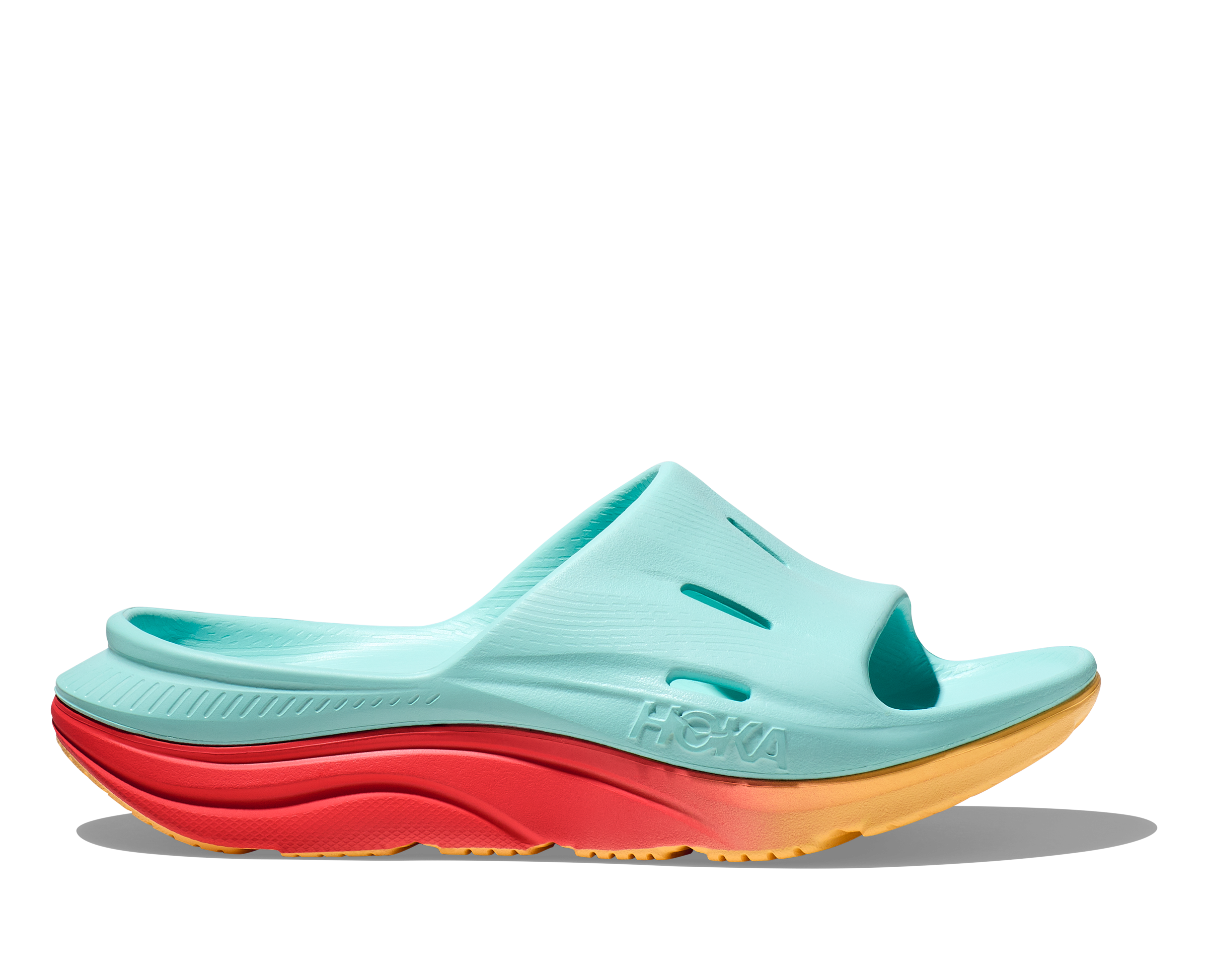 HOKA ALL GENDER ORA RECOVERY SLIDE 3 CLOUDLESS / CERISE