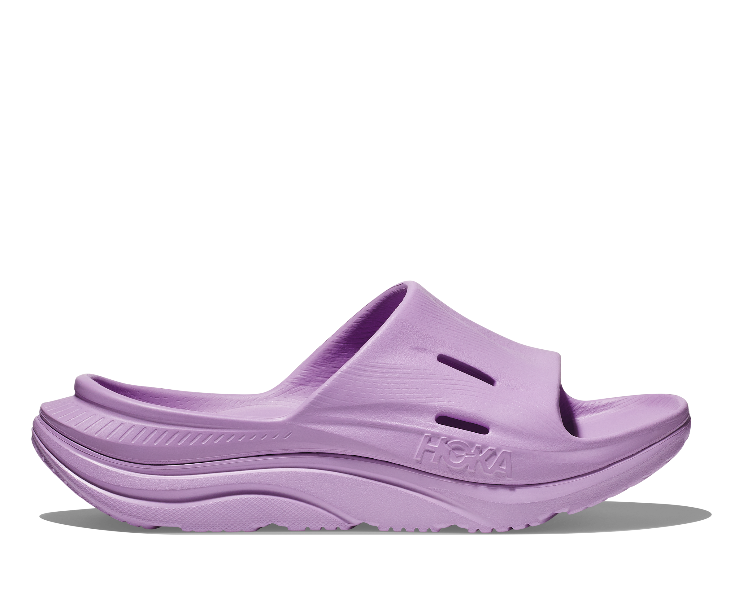 HOKA GENDER INCLUSIVE ORA RECOVERY SLIDE 3 SANDALS VIOLET BLOOM UNISEX HOKA Ora Recovery Slide 3 Sandals Shoe main image 3
