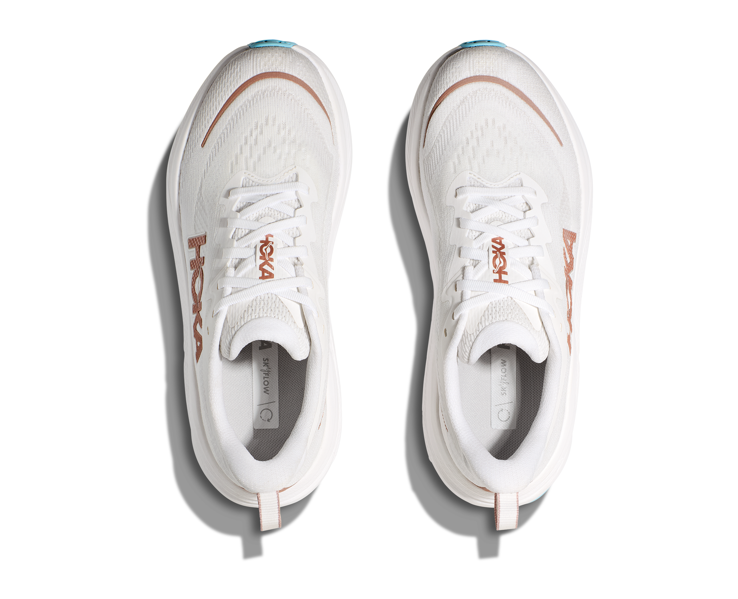 HOKA Women's Skyflow Frost/Rose Gold