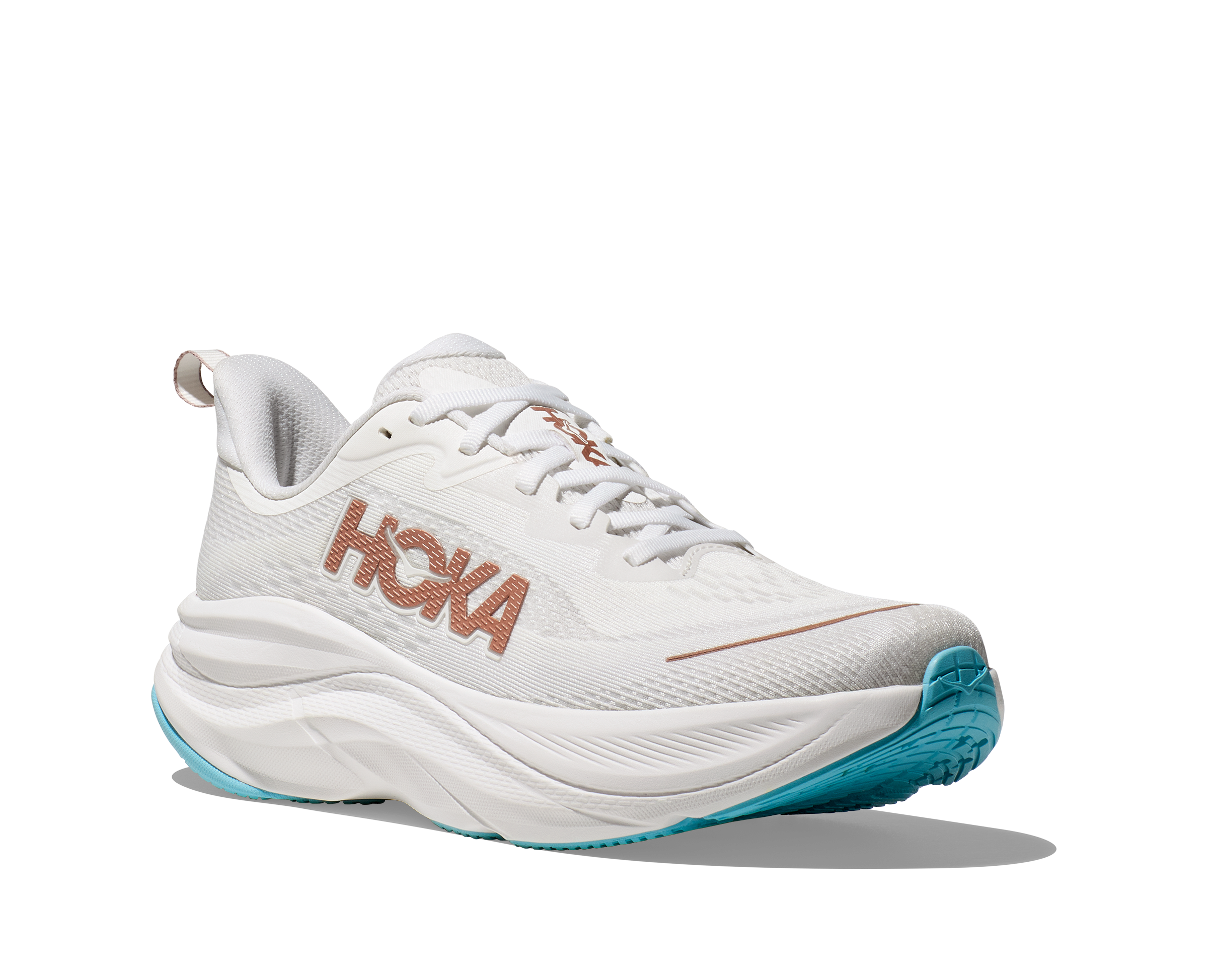 HOKA Women's Skyflow Frost/Rose Gold