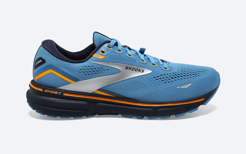 ブルックス　BROOKS　Ghost15 GTX ゴースト15 Brooks Men's Ghost 15 GTX Blue/Peacoat/Orange – Pilcher's Shoes