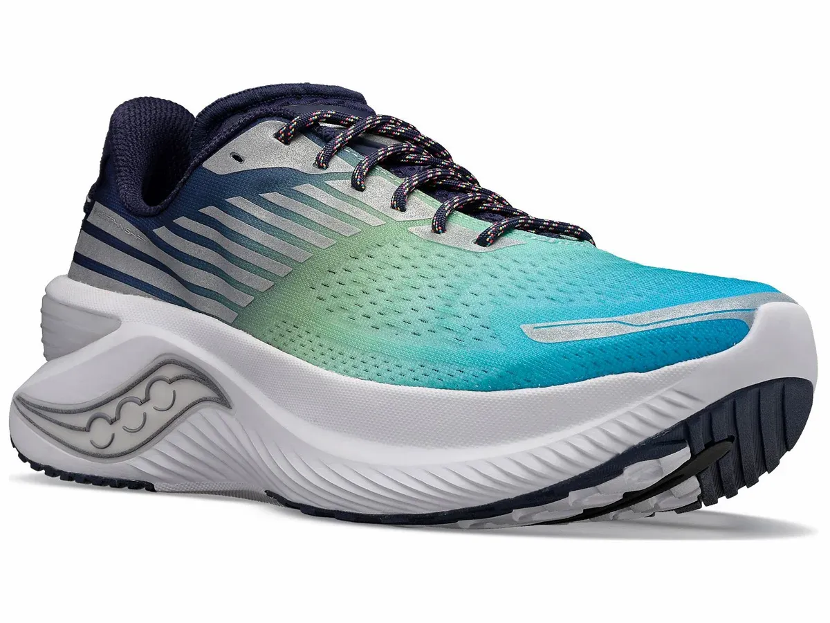 Saucony Women's Endorphin Shift 3 Sneaker, Glacier/Ink, 6 Cut in half: Saucony Endorphin Shift 3 Review | RunRepeat