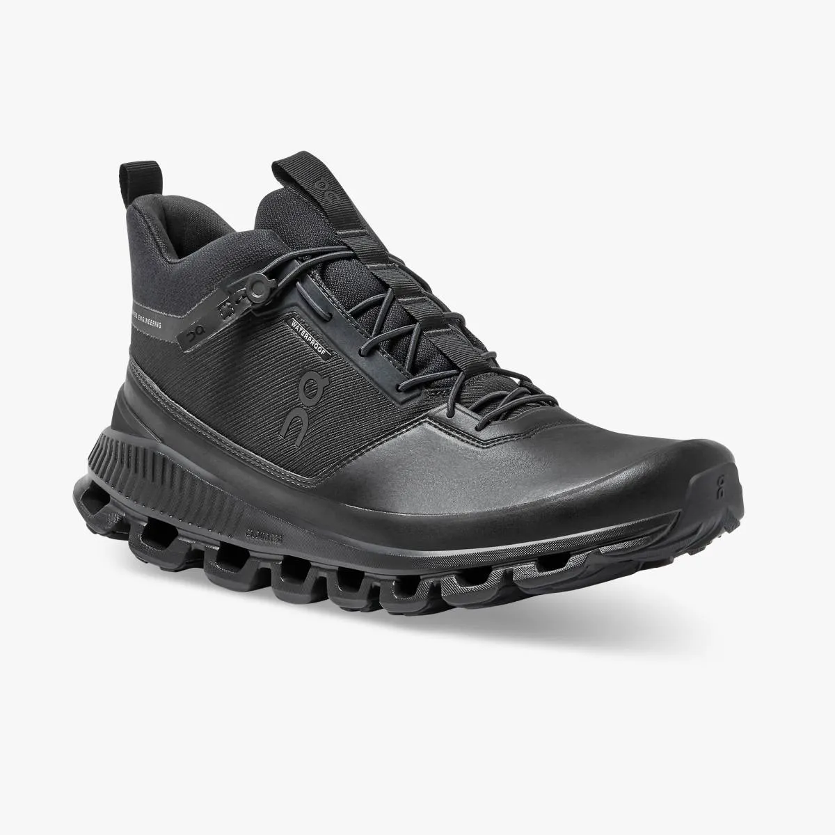 ON RUNNING Men s Cloud Hi Waterproof BLACK