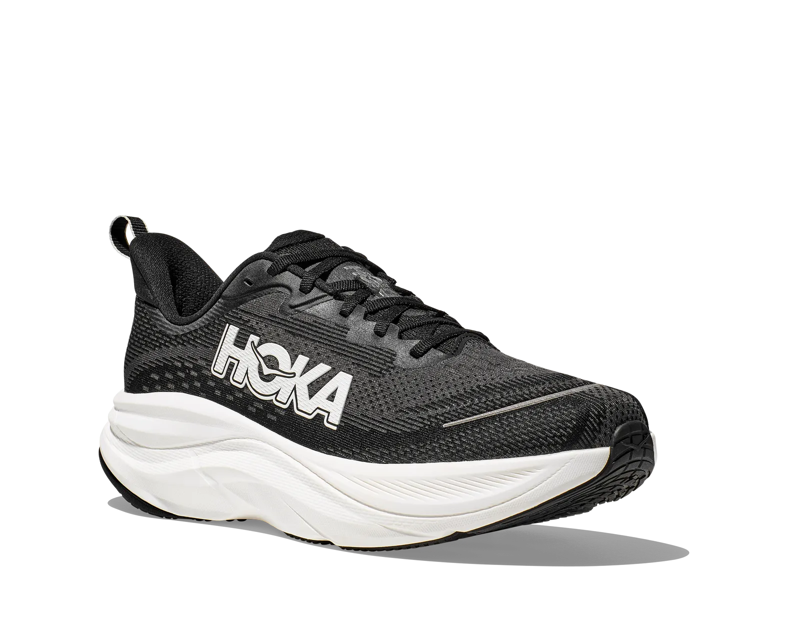 HOKA Men's Skyflow BLACK/WHITE