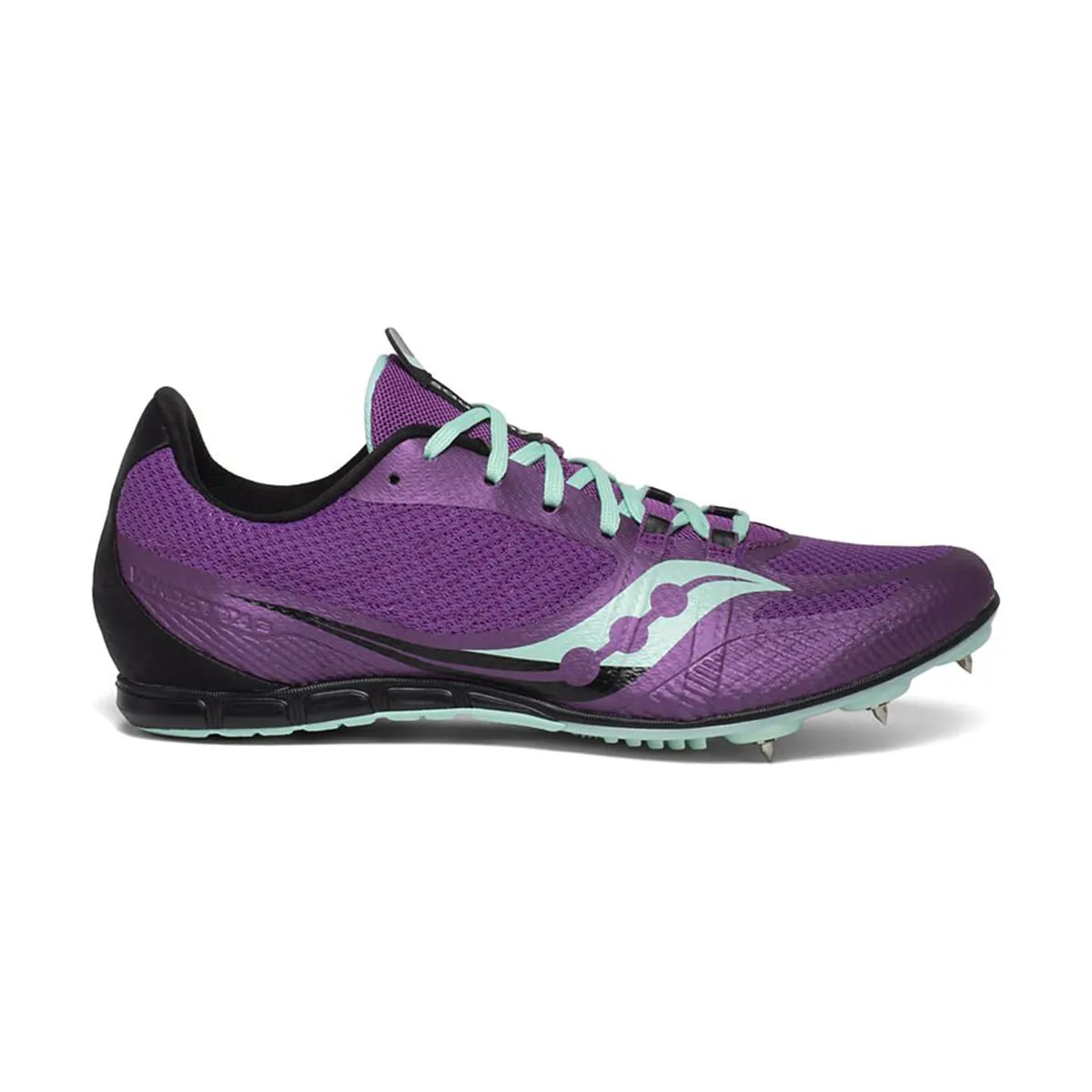SAUCONY Women's Vendetta Track Spikes Purple/Aqua